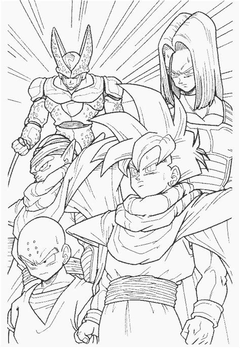 112 Dibujos De Dragon Ball Z Para Colorear Oh Kids Page 1