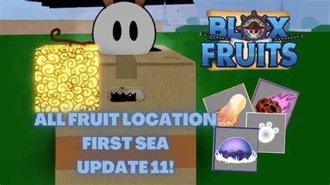 Blox Fruits All Fruit Locations First Sea Update Youtube