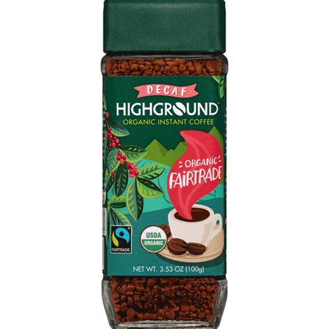 Highground Organic Decaf Instant Coffee 353 Oz