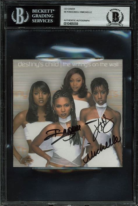 Lot Detail Destinys Child Group Signed The Writings On The Wall