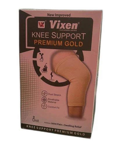 Adjustable Stabilising Microfibre Vixen Knee Support Size Large