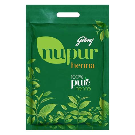 Buy Godrej Nupur 100 Pure Henna Powder For Hair Colour Mehandi For