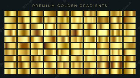 Premium Vector Huge Big Collection Of Golden Gradients Background
