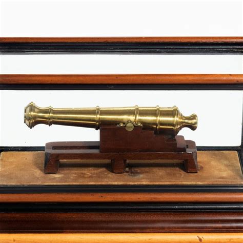 Miniature Brass Cannon In A Presentation Case For Sale At 1stdibs