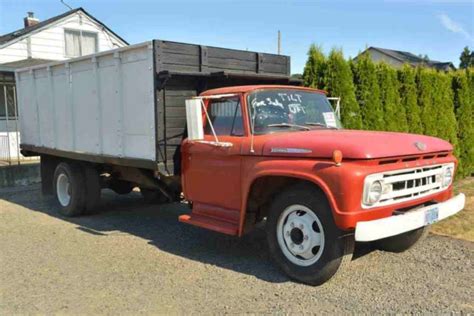 1962 Ford F600 Farm Truck Whydraulic Extended Lift Bed