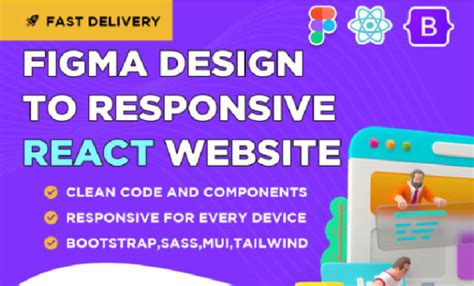 Convert Figma Design To Responsive React Website By Rania Bouwazra Fiverr