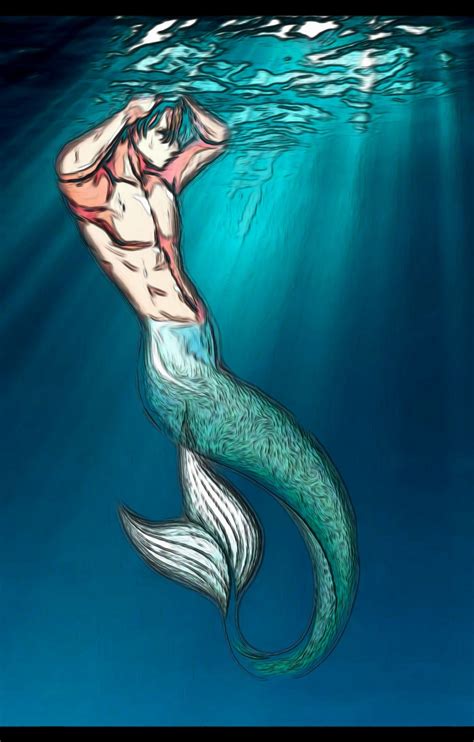 Mermaid Merman Mermaid Art Mermaids And Mermen Merfolk