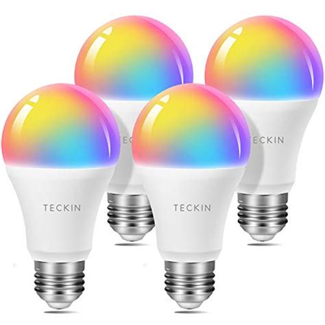 Smart Light Bulb With Soft White Light 2800k 6200k Rgbw Teckin E26