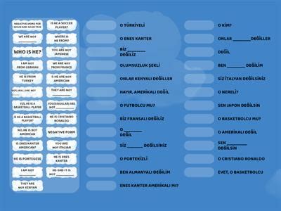 Verb To Be Negative Form Teaching Resources