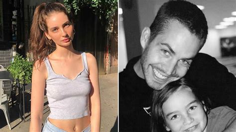 Paul Walkers Daughter Shares Unseen Photo Before His Fathers Death