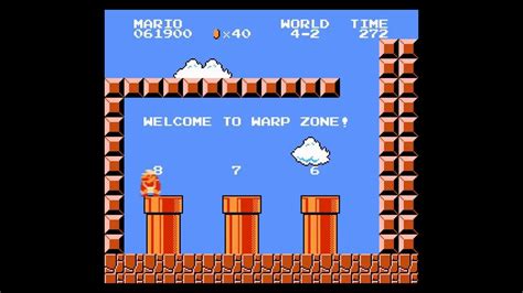 The Super Mario Bros Warp Zone Secret Youtube
