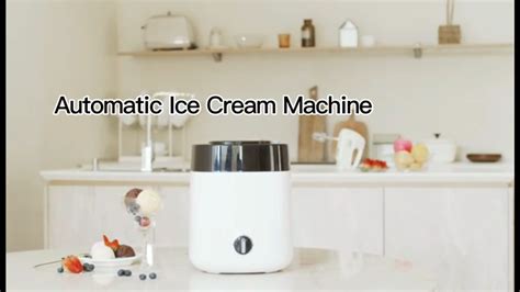 Manufacturer Ice Cream Machine Automatic Mini Fruit Ice Cream Maker For