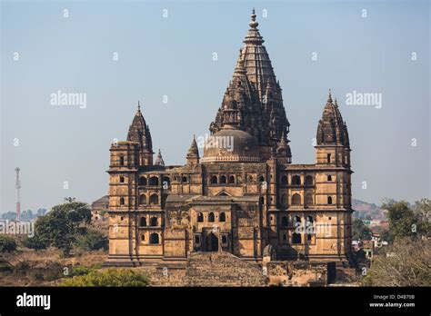 Chaturbhuj Temple Orchha India Stock Photo Alamy