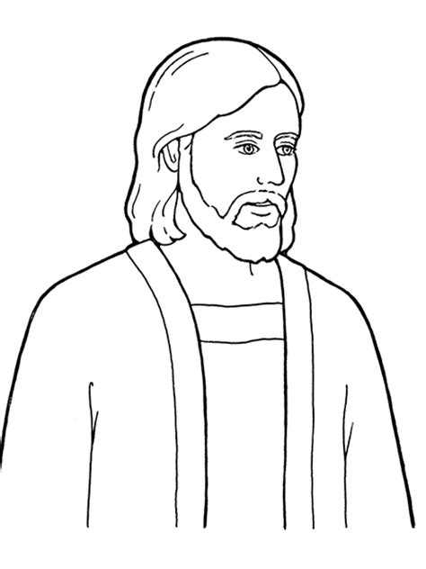 Images Of Easy Black And White Drawings Of Jesus