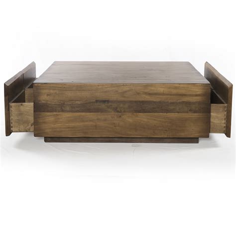 148.01 kb, 1092 x 1092. Duncan Reclaimed Wood Square Storage Coffee Table | Coffee ...