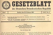 Gesetz über die Staatsbürgerschaft der DDR, 20. Februar 1967 | Chronik ...