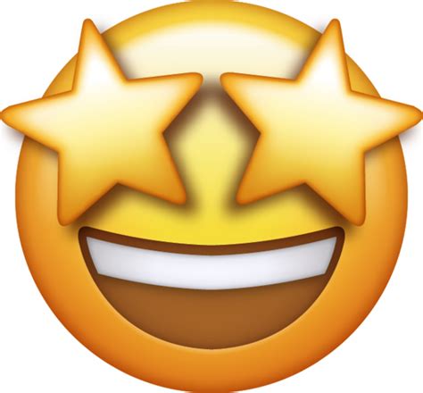 Star Eyes Emoji Free Download All Emojis Emoji Island