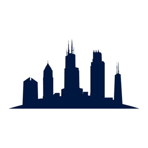 Chicago Skyline Outline Vector at Vectorified.com ...
