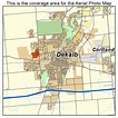 Aerial Photography Map of DeKalb, IL Illinois