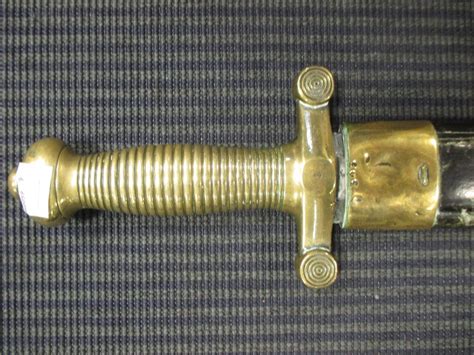 ►►►insurance agents, insurance agency principles, insurance brokers. A 19th century French gladius type short sword and scabbard in - Cheffins Fine Art
