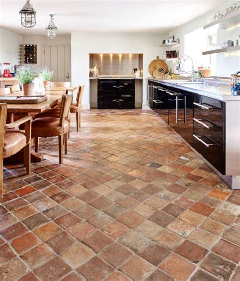 Brick Kitchen Floor Tile 50 Classy Living Room Floor Tiles Design