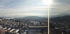 Luzern: roundshot 360°-Panorama Luzern - Webcam Galore