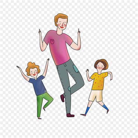 papá bailando con dos hijos png papá bailando con dos hijos png papá e hijo jugando juntos