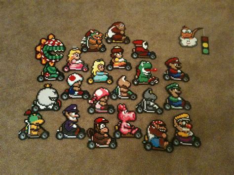 Mario Nintendo Perler Beads Magnet Pixel Art Mario Bi Vrogue Co