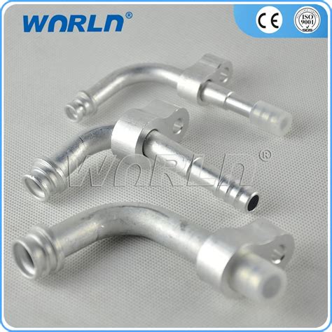 Auto Air Conditioner Pipe Fittings Aluminum Adapter Fitting Air
