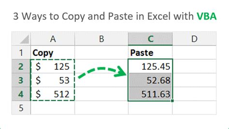Ways To Copy And Paste Cells With Vba Macros In Excel