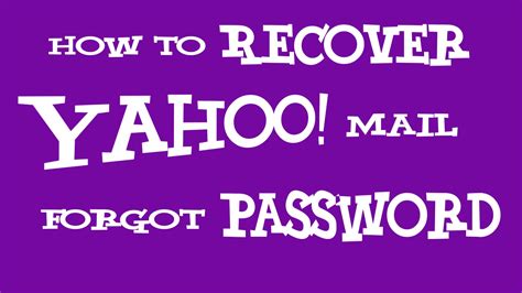 Yahoo Mail Password Reset And Recovery Without Phone Number Alternative
