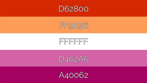 official pride colors 2022 exact color codes for 15 pride flags