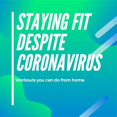 Staying Fit During Quarantine Cavsconnect