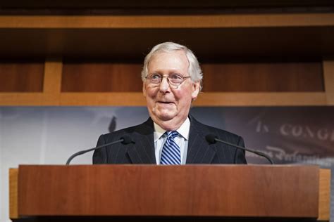 Mitch mcconnell claims uproar over trump comments are really about 2016 election. Mitch McConnell Laughs as Opponent Grills Him on COVID ...
