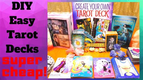 An oracle deck doesn't need a zillion cards to be effective. DIY Make your Own SUPER EASY Tarot Oracle Deck Divine Message cards - Cheapest Alternative! Save ...