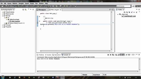 Tutoriales Java N°1 Crear Clase Es Instanciar Clases Hd Youtube