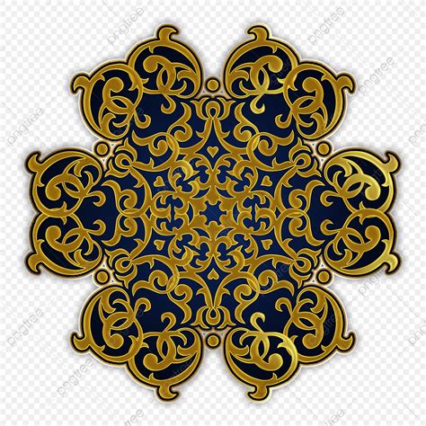Decorative Golden Islamic Ornament, Islamic, Islamic Decorations, Islamic Decorations Png PNG ...