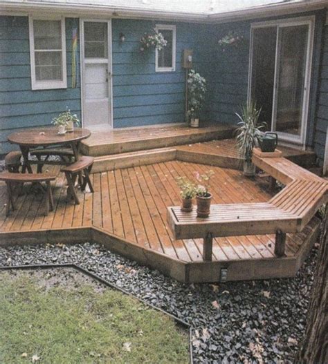 30 backyard wood deck ideas decoomo