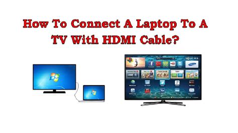 Connect your pc to your tv via a hdmi cable. How do I connect my laptop to the TV with HDMI? - YouTube