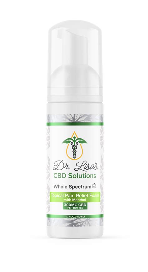 Topical Pain Relief Foam Dr Lisas Cbd Solutions