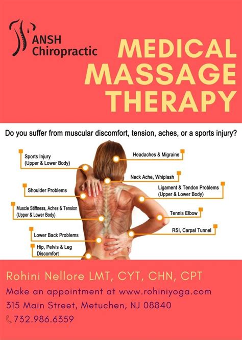 medical massage at ansh chiropractic edison nj patch