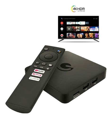 Tv Box Ematic Agt419 4k Uhd Androidtv 9 Chromecast Integrado Mercado