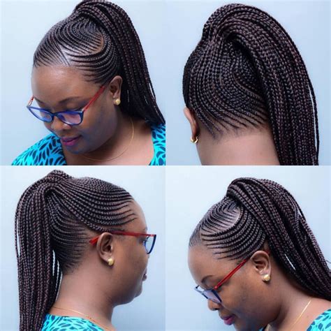 Pick a beautiful and unique big cornrow hairstyles and i bet you won't regret. New Yebo cornrow hairstyle for a black woman | fashenista