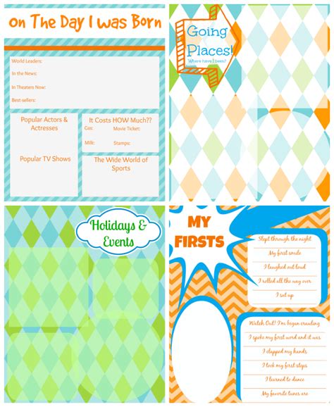 Baby Series Free Printable Baby Book Pages