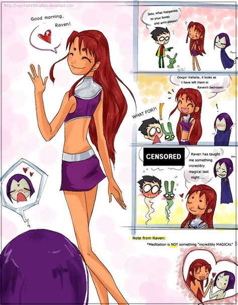 Teen Titans Starfire Starfire And Raven Teen Titans Go Robin Marvel