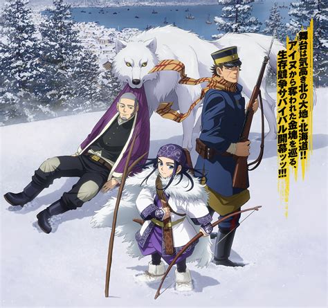 golden kamuy anime updates with cast and visual