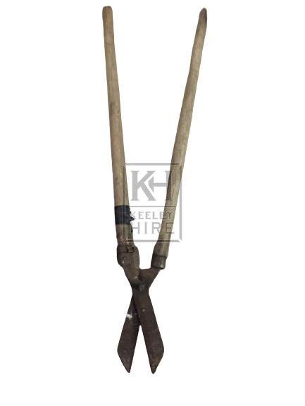 Farm Implements Prop Hire Long Handled Garden Shears Keeley Hire