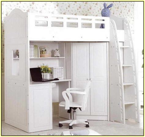 Adult Loft Bed With Desks A Solution To Optimize The