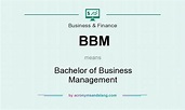 BBM - Bachelor of Business Management in Business & Finance by ...