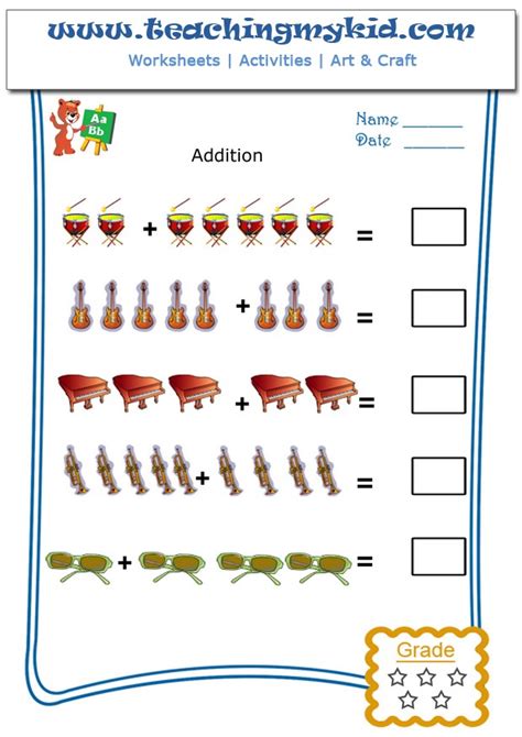 Preschool Printable Worksheets Add8 Teaching My Kid